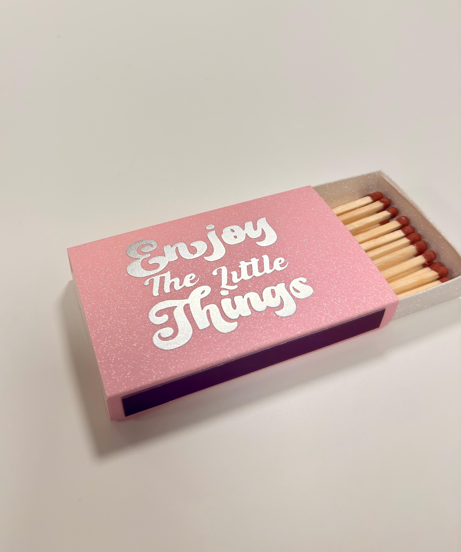 Enjoy The Little Things Matchbox